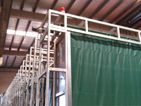 移動伸縮噴漆房